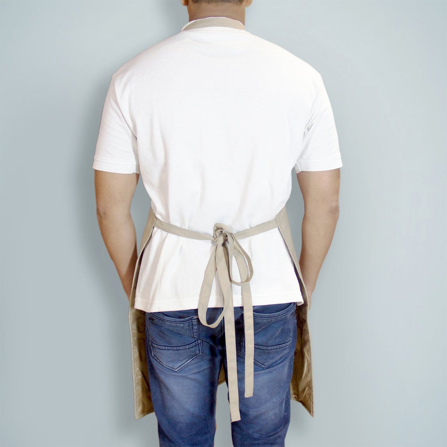 thinKitchen™ Beige Apron with Pockets