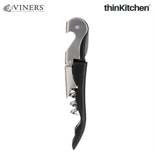 Viners Corkscrew – Two-Step Double-Lever with Retractable Blade