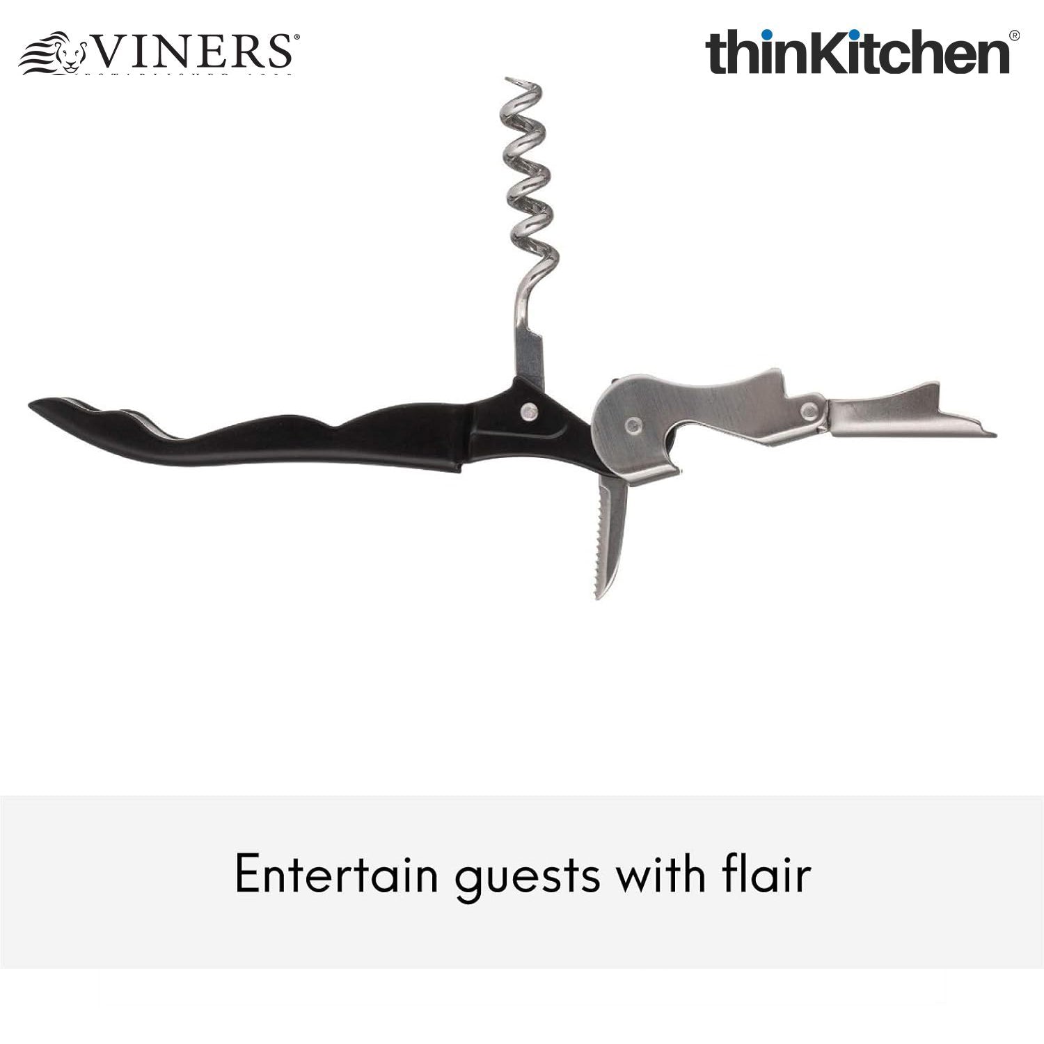 Viners Corkscrew – Two-Step Double-Lever with Retractable Blade - 4