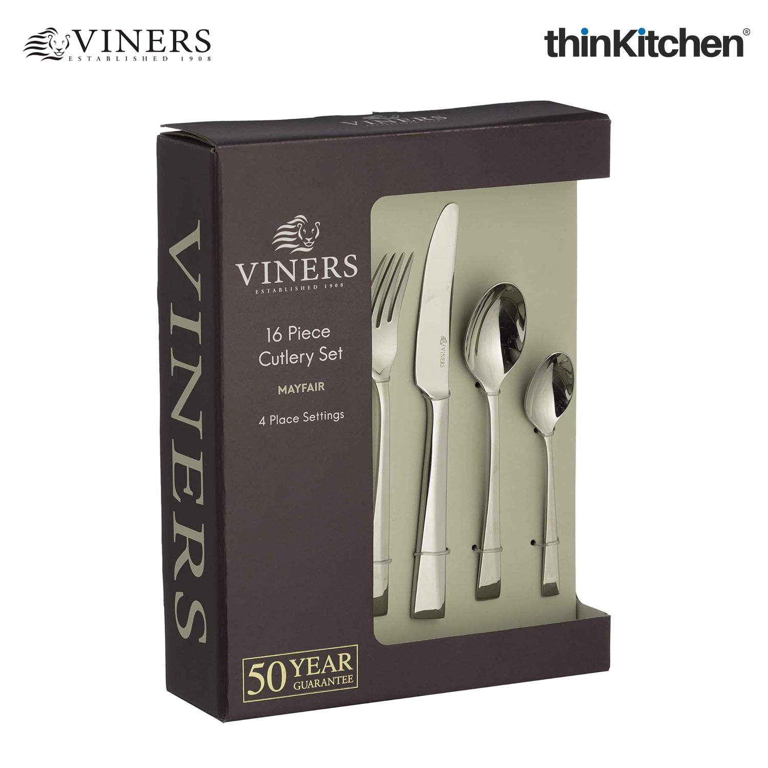 Viners Mayfair 18/10 16-Piece Cutlery Giftbox Set - 3