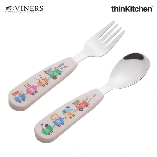 Viners 2-Piece Cutlery Travel Set (Fork, Spoon & Travel Case)