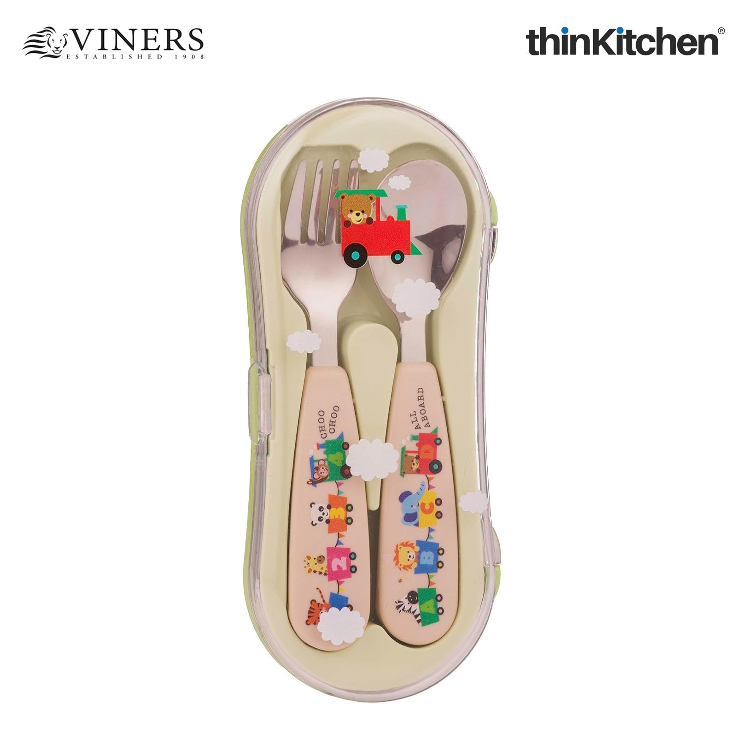 Viners 2-Piece Cutlery Travel Set (Fork, Spoon & Travel Case) - 2
