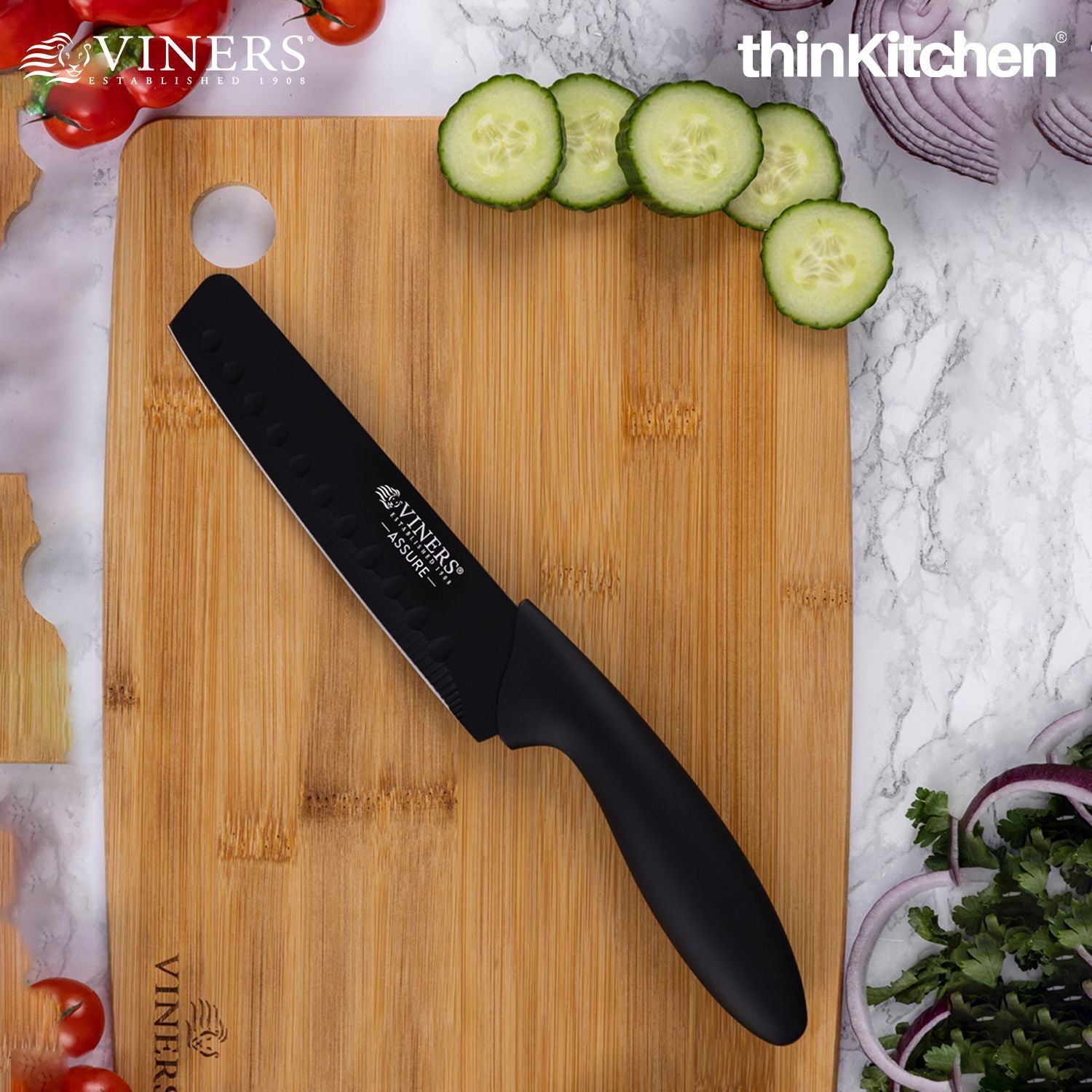 Viners Assure Santoku Knife – 15 cm - 1