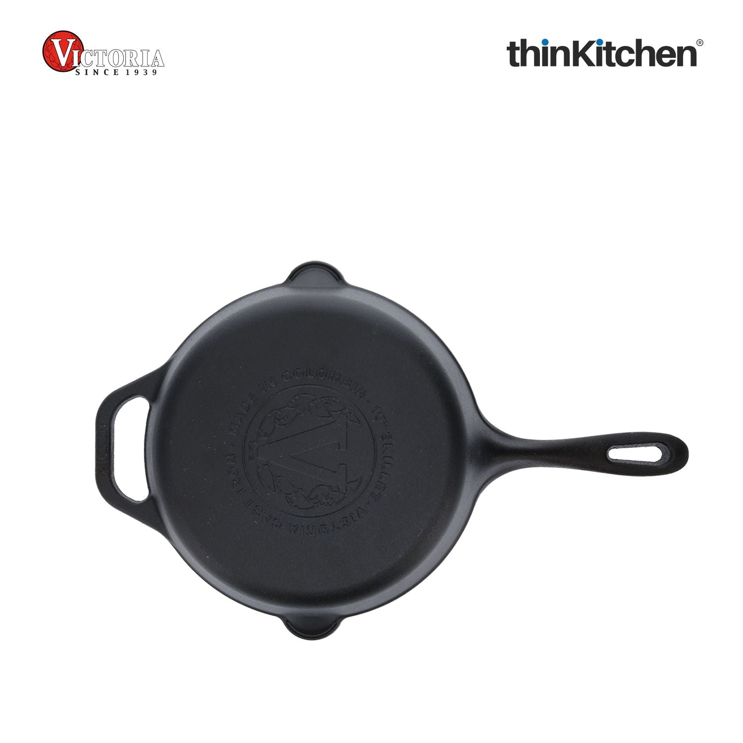 Victoria 10-Inch Cast Iron Skillet, Pre-Seasoned Cast-Iron Frying Pan with Long Handle, Made in Colombia - 5