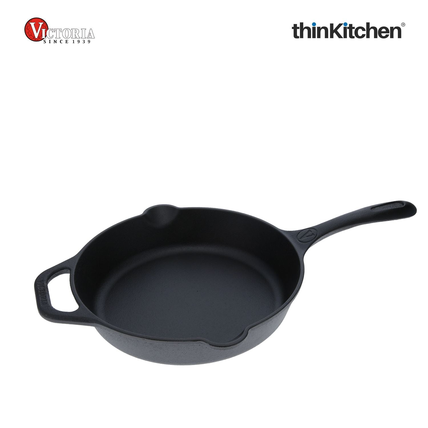 Victoria 10-Inch Cast Iron Skillet, Pre-Seasoned Cast-Iron Frying Pan with Long Handle, Made in Colombia - 8