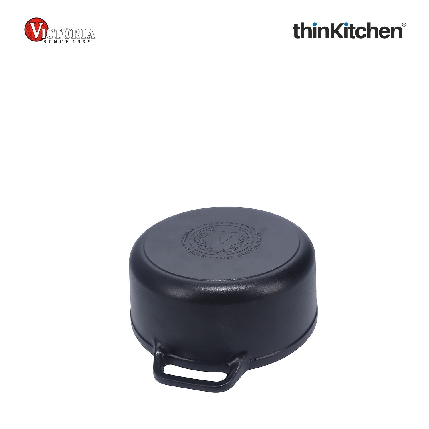 Victoria 7-Quart Cast Iron Dutch Oven with Lid and Dual Loop Handles, Seasoned with Flaxseed Oil, Made in Colombia, Black - 4