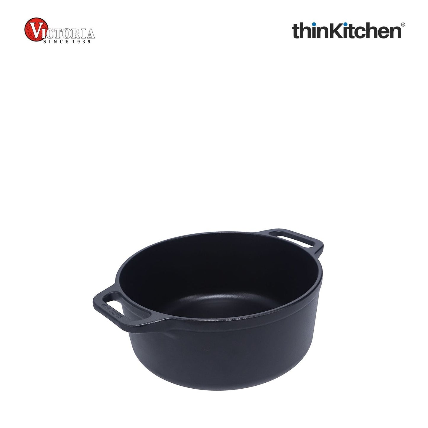 Victoria 7-Quart Cast Iron Dutch Oven with Lid and Dual Loop Handles, Seasoned with Flaxseed Oil, Made in Colombia, Black