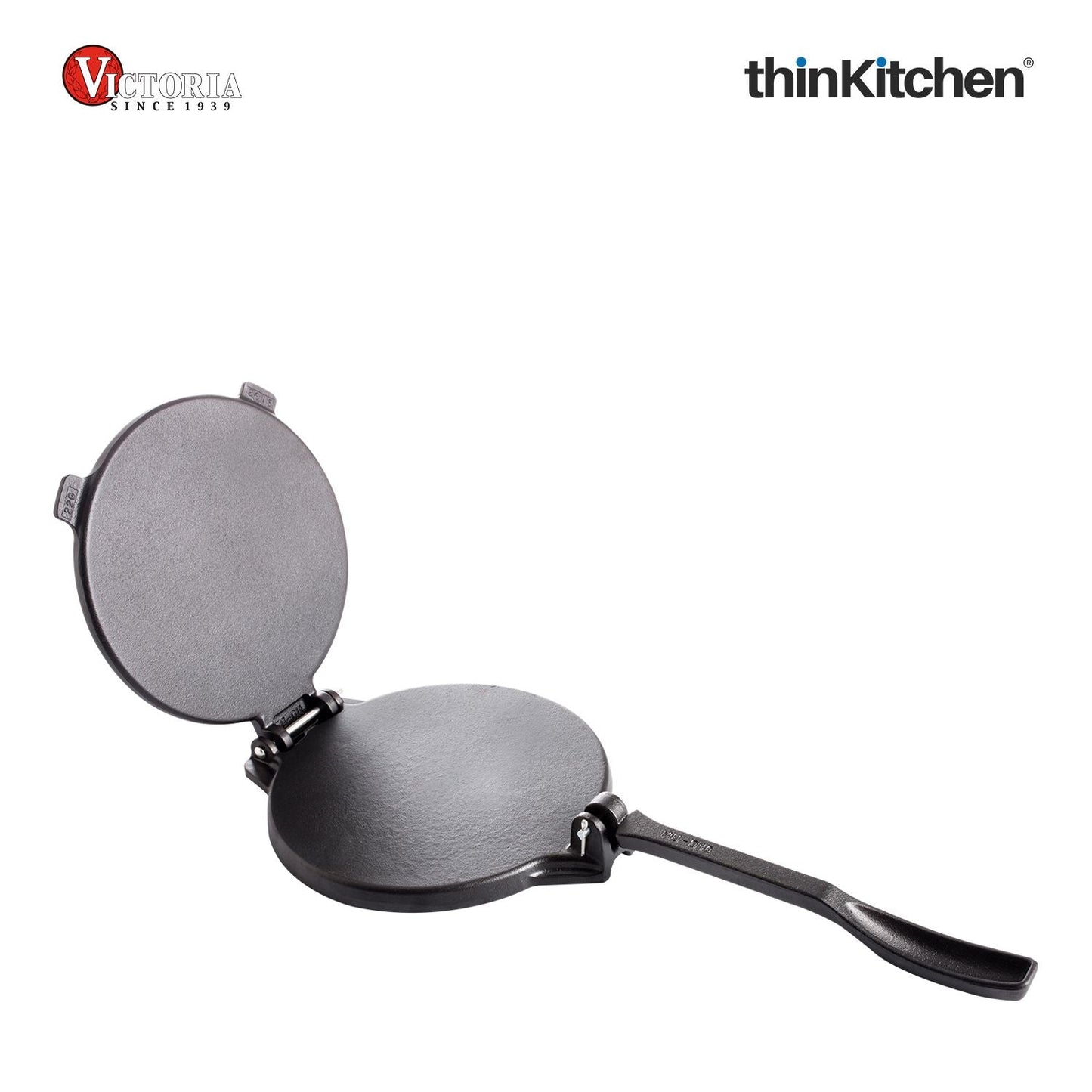 Victoria 8-Inch Cast Iron Tortilla Press | Commercial-Grade Tortilla Maker for Tortillas, Tacos, Roti, Puri & More | Durable HD Iron, Made in Colombia