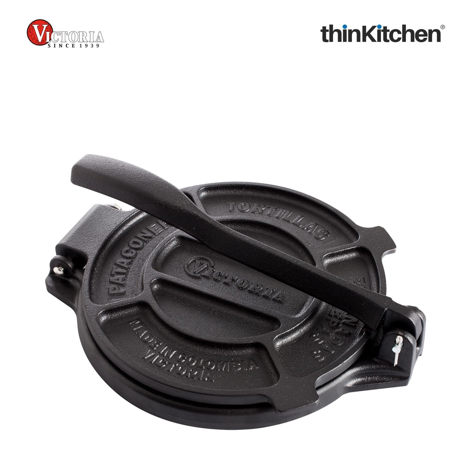 Victoria 8-Inch Cast Iron Tortilla Press | Commercial-Grade Tortilla Maker for Tortillas, Tacos, Roti, Puri & More | Durable HD Iron, Made in Colombia - 7