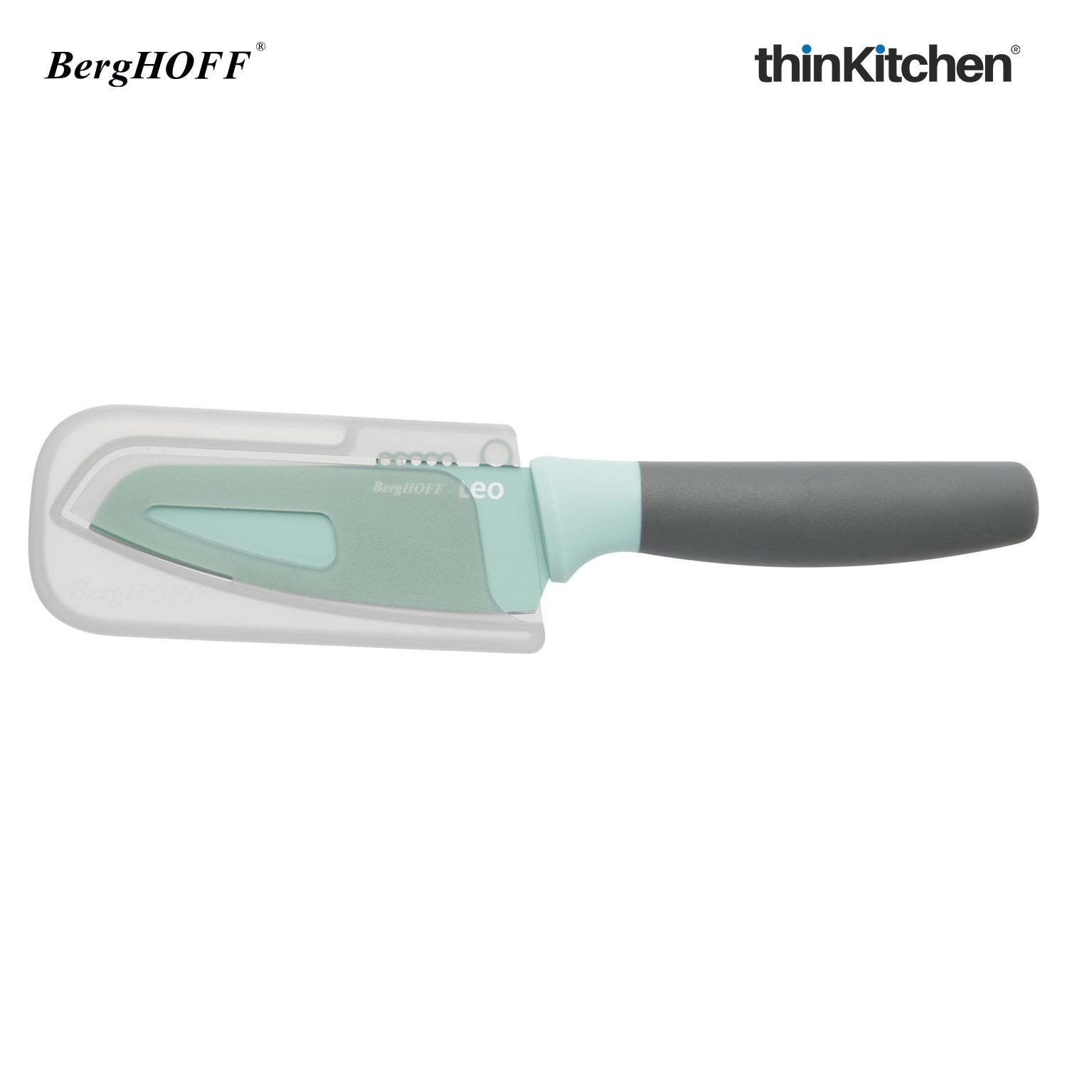 BergHOFF Leo Vegetable Knife With Zester 11 cm - Mint - 2
