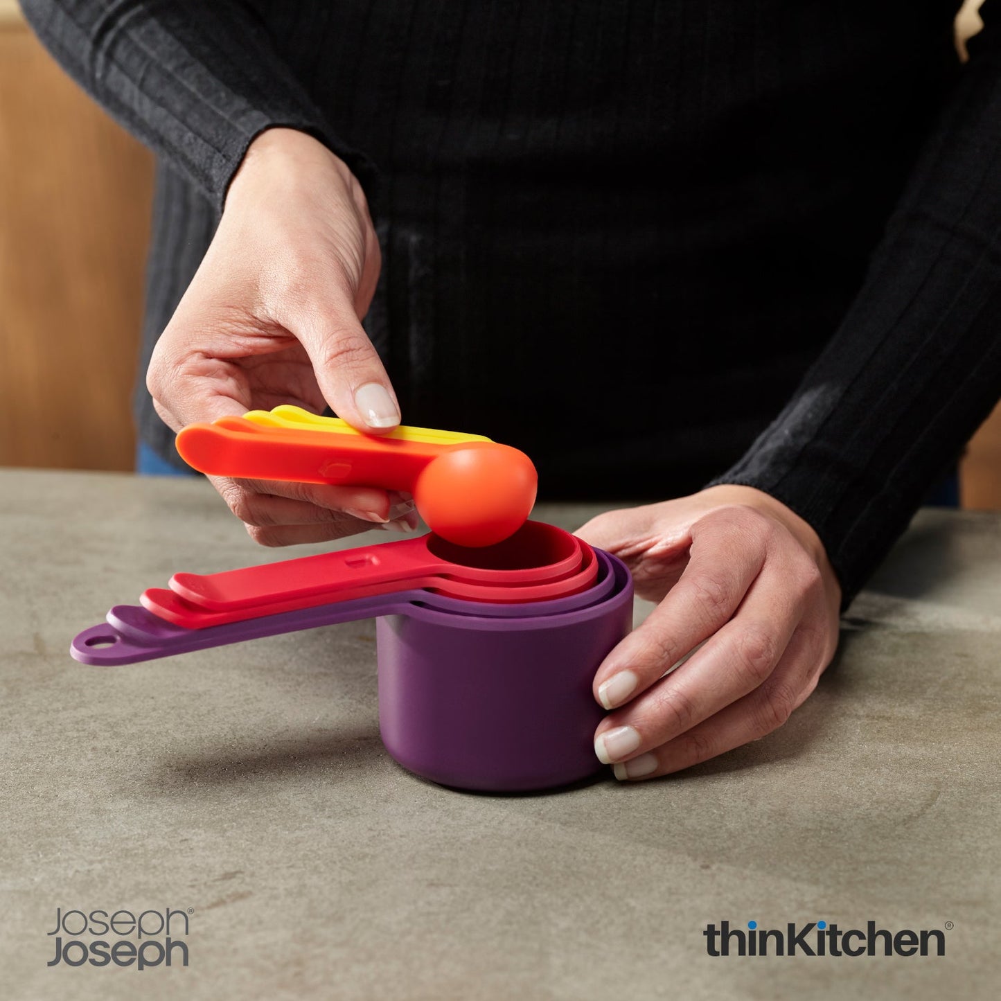Joseph Joseph Nest Measures Measuring Cups Multicolour