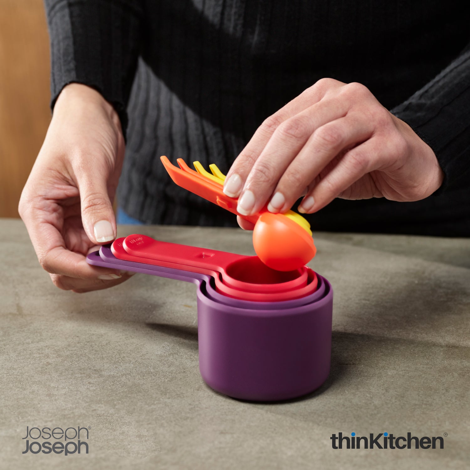 Joseph Joseph Nest Measures Measuring Cups Multicolour - 17