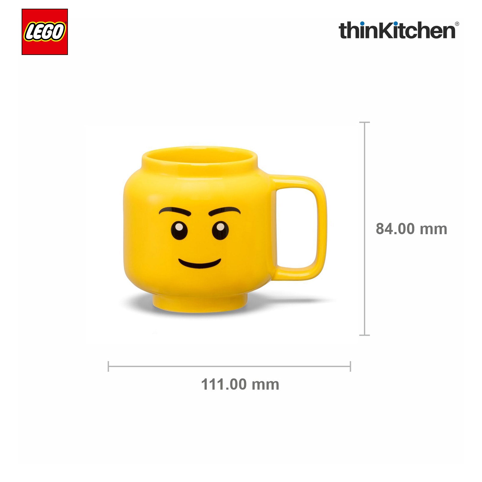 LEGO Iconic Ceramic Mug for Tea, Coffee, 255ml  for Kids & Adults | Gift Mug for Office & Home Use - 2