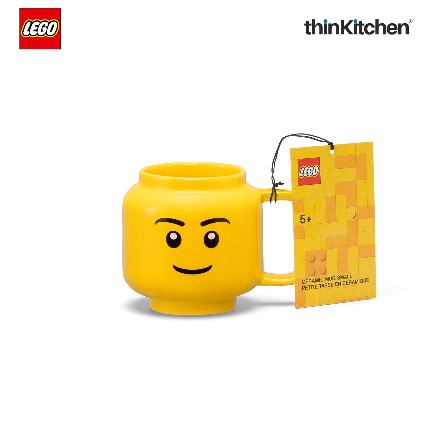 LEGO Iconic Ceramic Mug for Tea, Coffee, 255ml  for Kids & Adults | Gift Mug for Office & Home Use