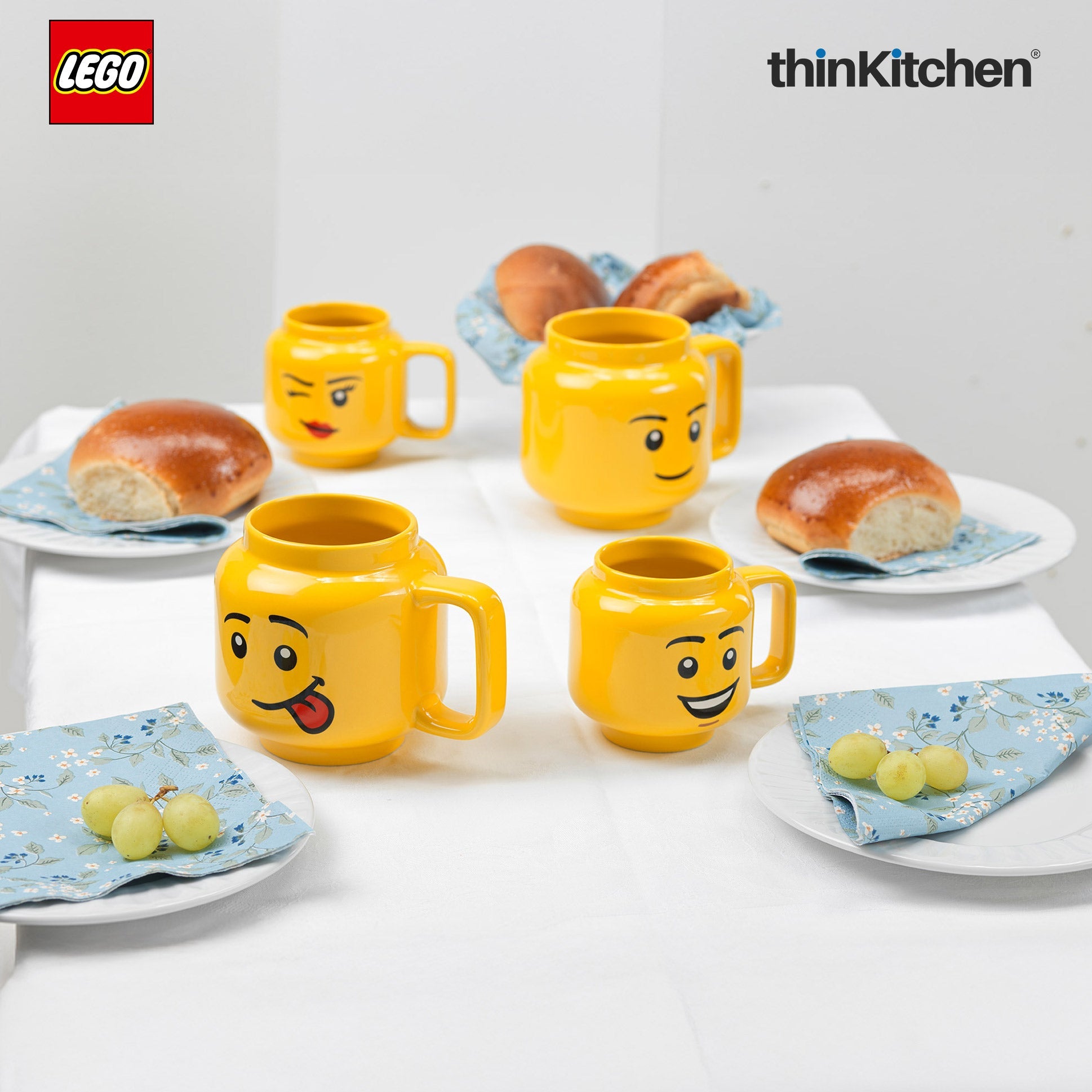 LEGO Iconic Winking Ceramic Mug for Tea, Coffee, 255ml  for Kids & Adults | Gift Mug for Office & Home Use - 6