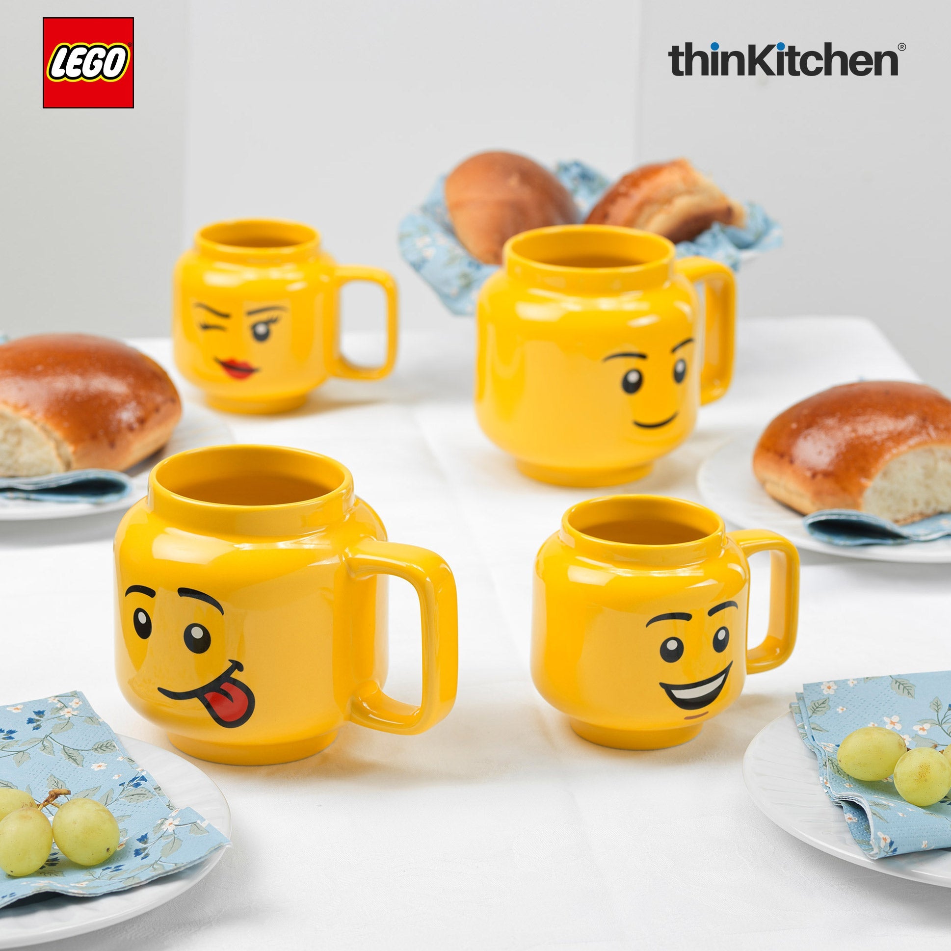 LEGO Iconic Happy Boy Ceramic Mug for Tea, Coffee, 255ml  for Kids & Adults | Gift Mug for Office & Home Use - 4