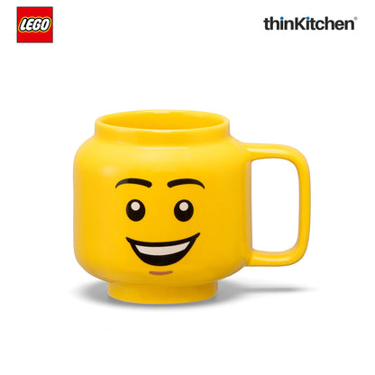 LEGO Iconic Happy Boy Ceramic Mug for Tea, Coffee, 255ml  for Kids & Adults | Gift Mug for Office & Home Use