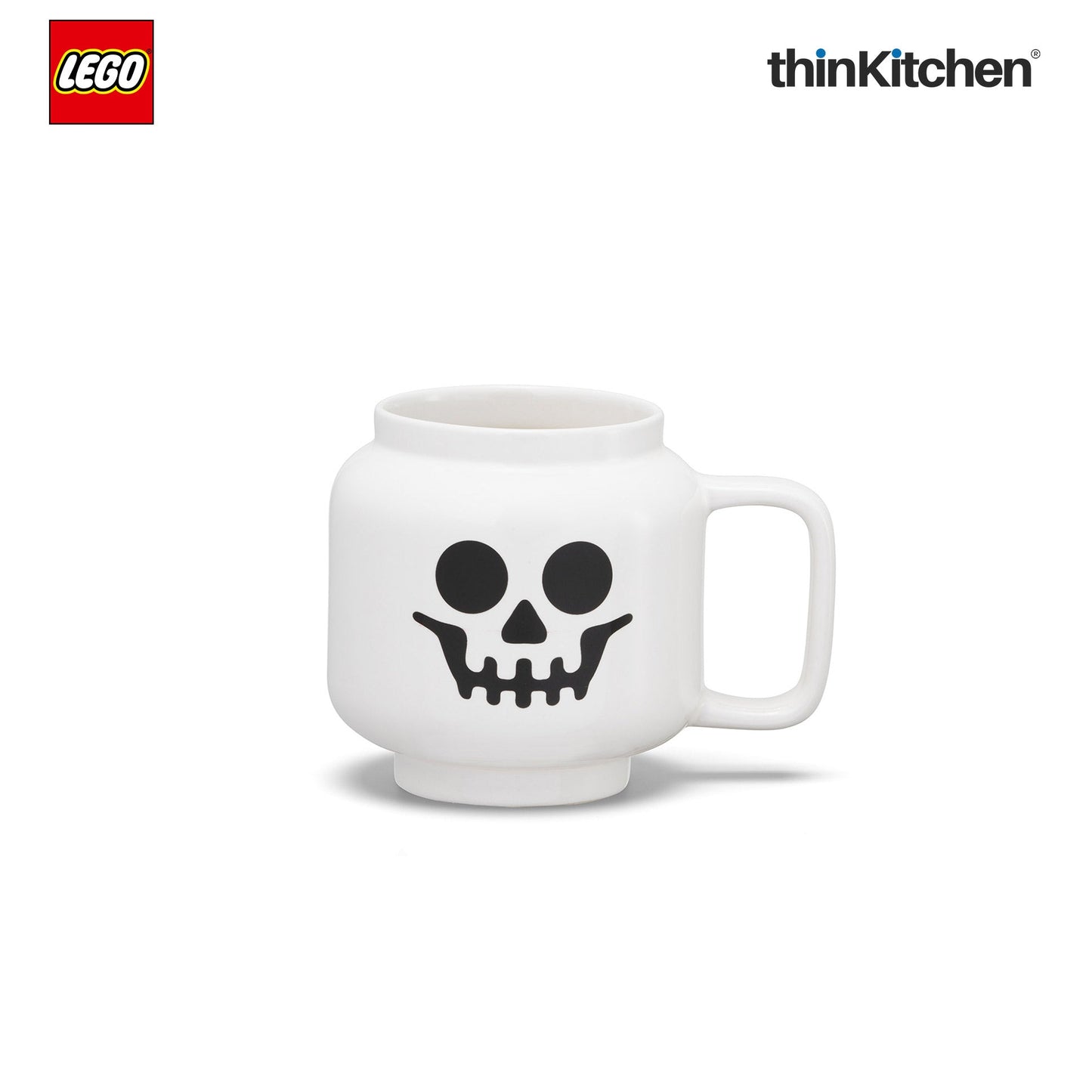 LEGO Iconic Skelaton Ceramic Mug for Tea, Coffee, 255ml  for Kids & Adults | Gift Mug for Office & Home Use