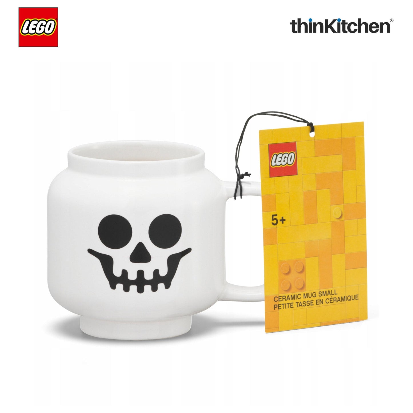 LEGO Iconic Skelaton Ceramic Mug for Tea, Coffee, 255ml  for Kids & Adults | Gift Mug for Office & Home Use