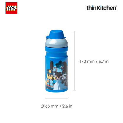 LEGO  City Series School Lunch Set with 390ml Water Bottle & 1.7L Lunch Box for Kids | BPA Free, Travel Lunch Set for Kids & Adults