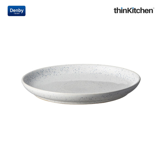 Denby Studio Blue Chalk Small Coupe Plate