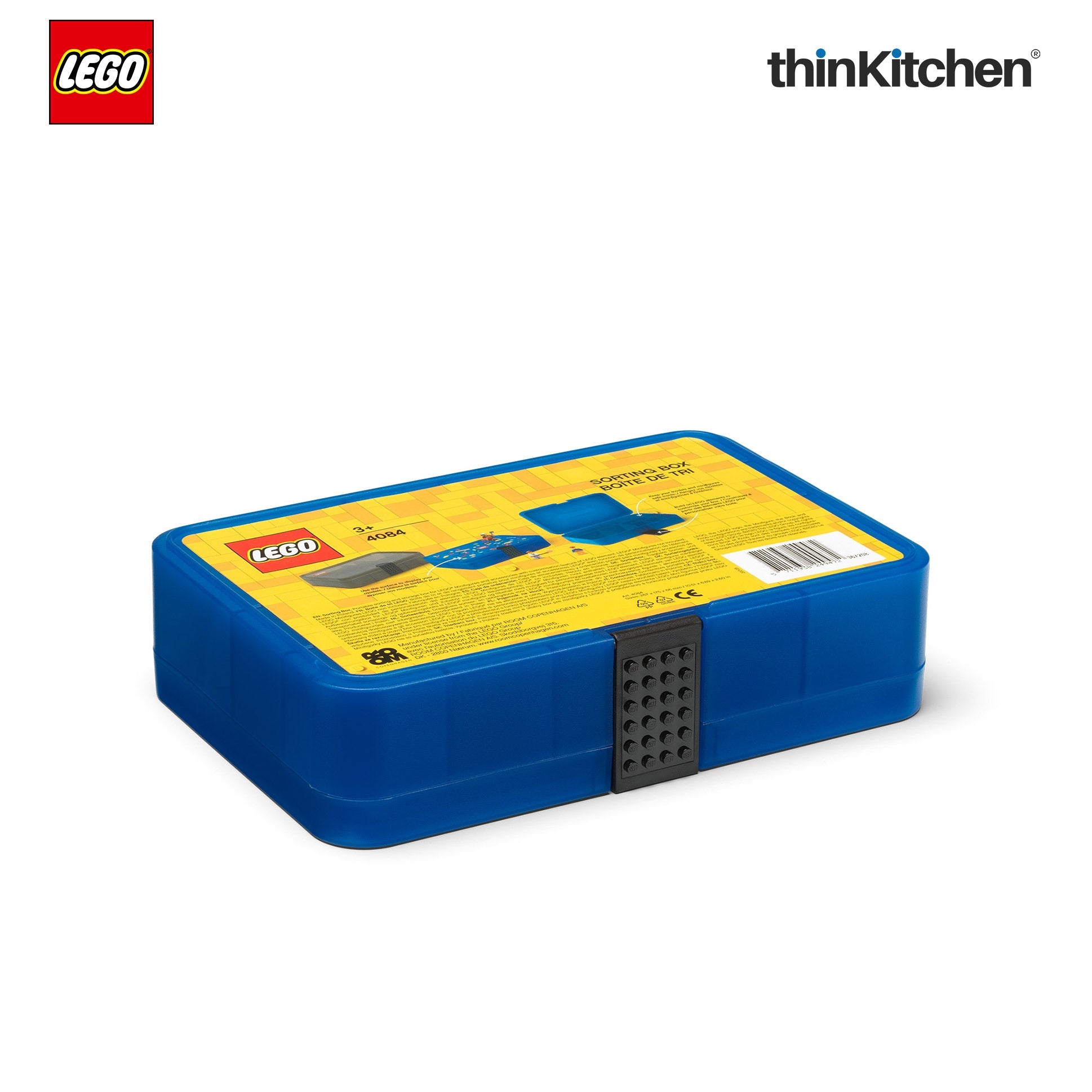 LEGO Iconic Series Sorting Box, Toy Storage, Multipurpose Organizer - Blue - 5