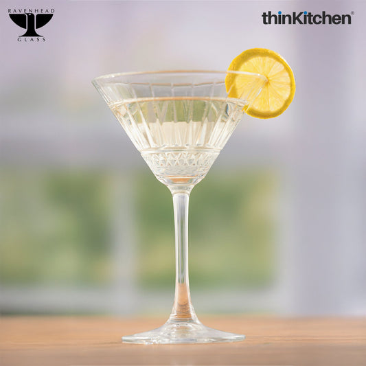 Ravenhead Winchester Martini Glasses Set of 2 – 230ml Cocktail Glasses