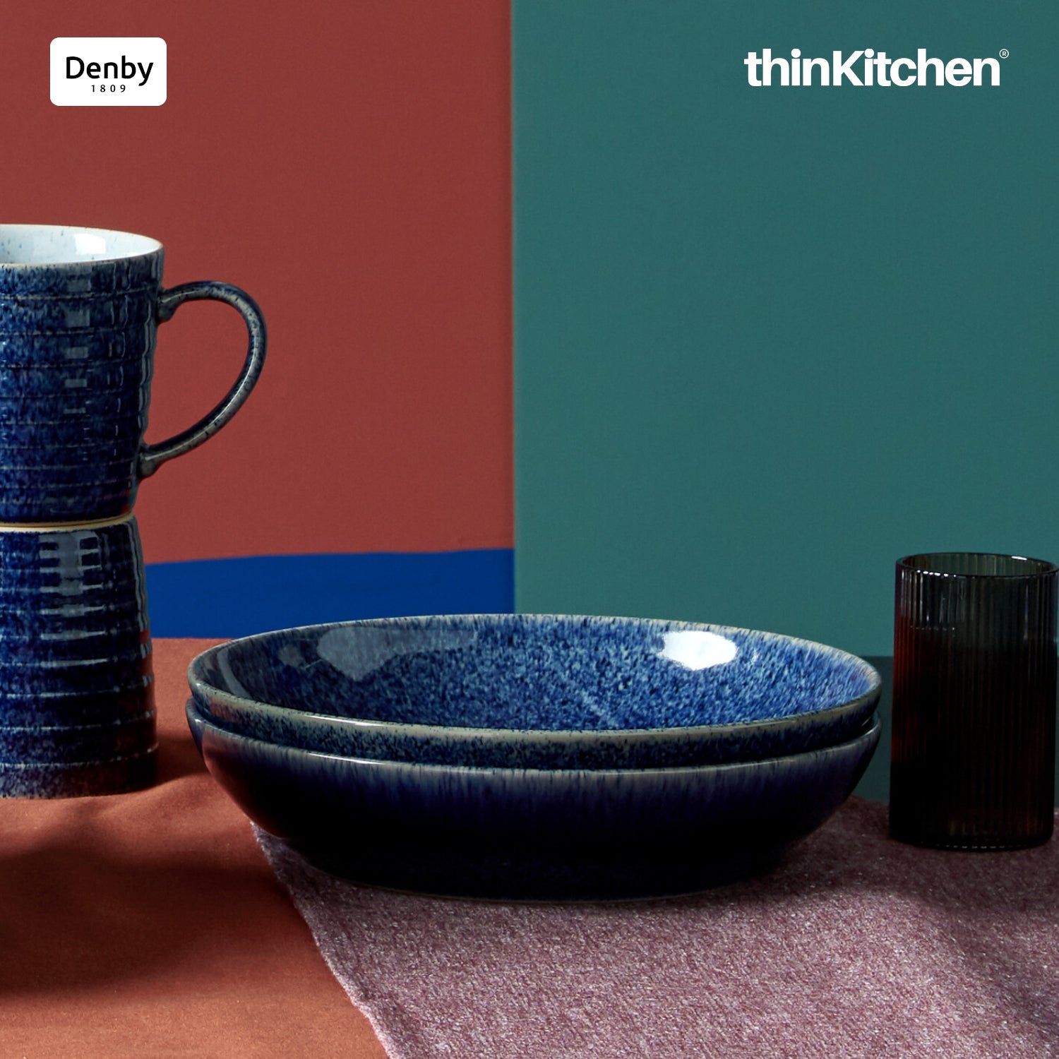 Denby Studio Blue Cobalt Small Nesting Bowl - 1