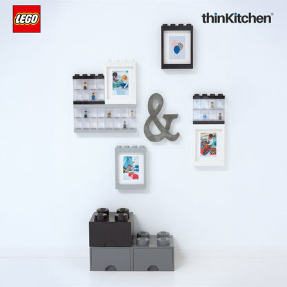 LEGO Decorative Photo Frame - 6x4 Inches, Black | Picture Frame for Kids Room, Bedroom & Living Room Décor