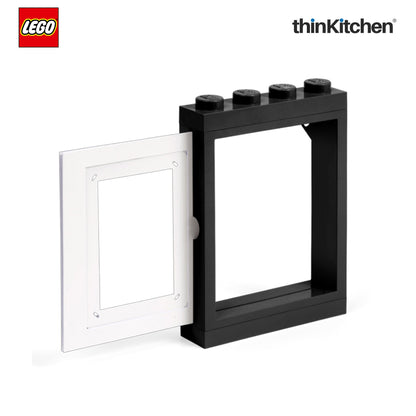 LEGO Decorative Photo Frame - 6x4 Inches, Black | Picture Frame for Kids Room, Bedroom & Living Room Décor