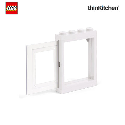 LEGO Decorative Photo Frame - 6x4 Inches, White | Picture Frame for Kids Room, Bedroom & Living Room Decor