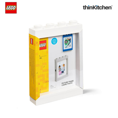 LEGO Decorative Photo Frame - 6x4 Inches, White | Picture Frame for Kids Room, Bedroom & Living Room Decor