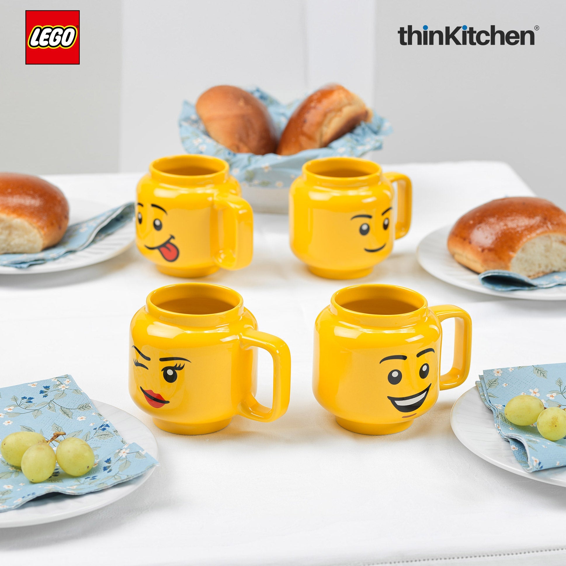 LEGO Iconic Ceramic Mug for Coffee, Tea, Large, 530ml | Gift Mug for Kids & Adults - 5