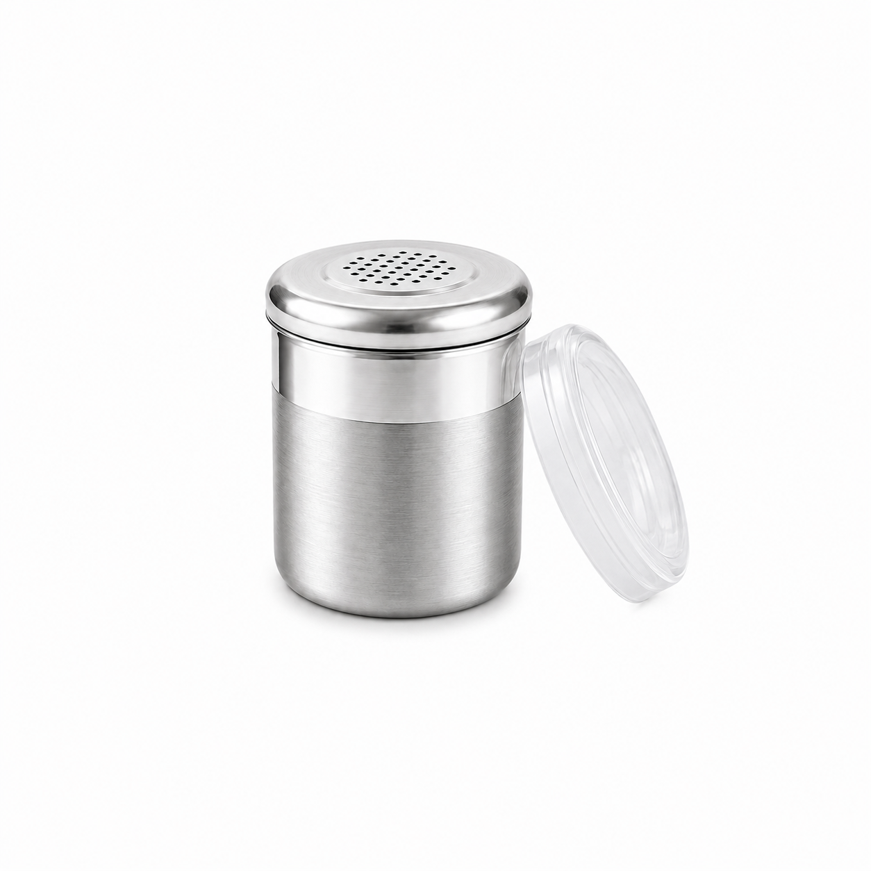 Culinex Stainless Steel Small Portable 120ml Fine Dispenser Shaker for Icing Sugar, Cocoa, Cinnamon, Baking Sprinkler  - 6 x 5 cms - 2