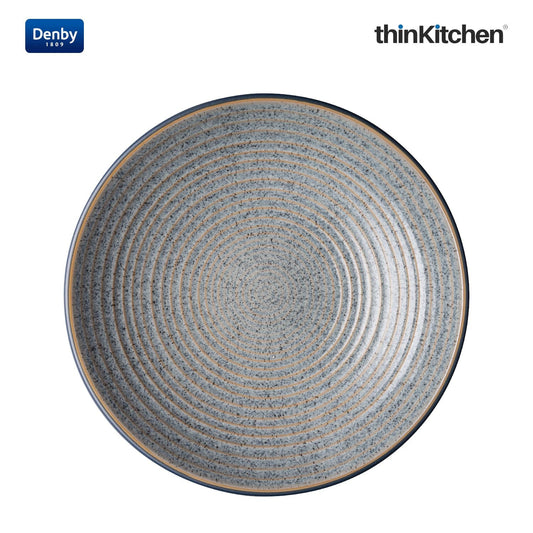 Denby Studio Grey Medium Ridged Bowl