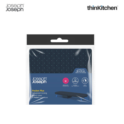 Joseph Joseph Laundry Combo: Pocket Plus Advanced Ironing Board Cover x  Hold-All Collapsible 35L Laundry Basket