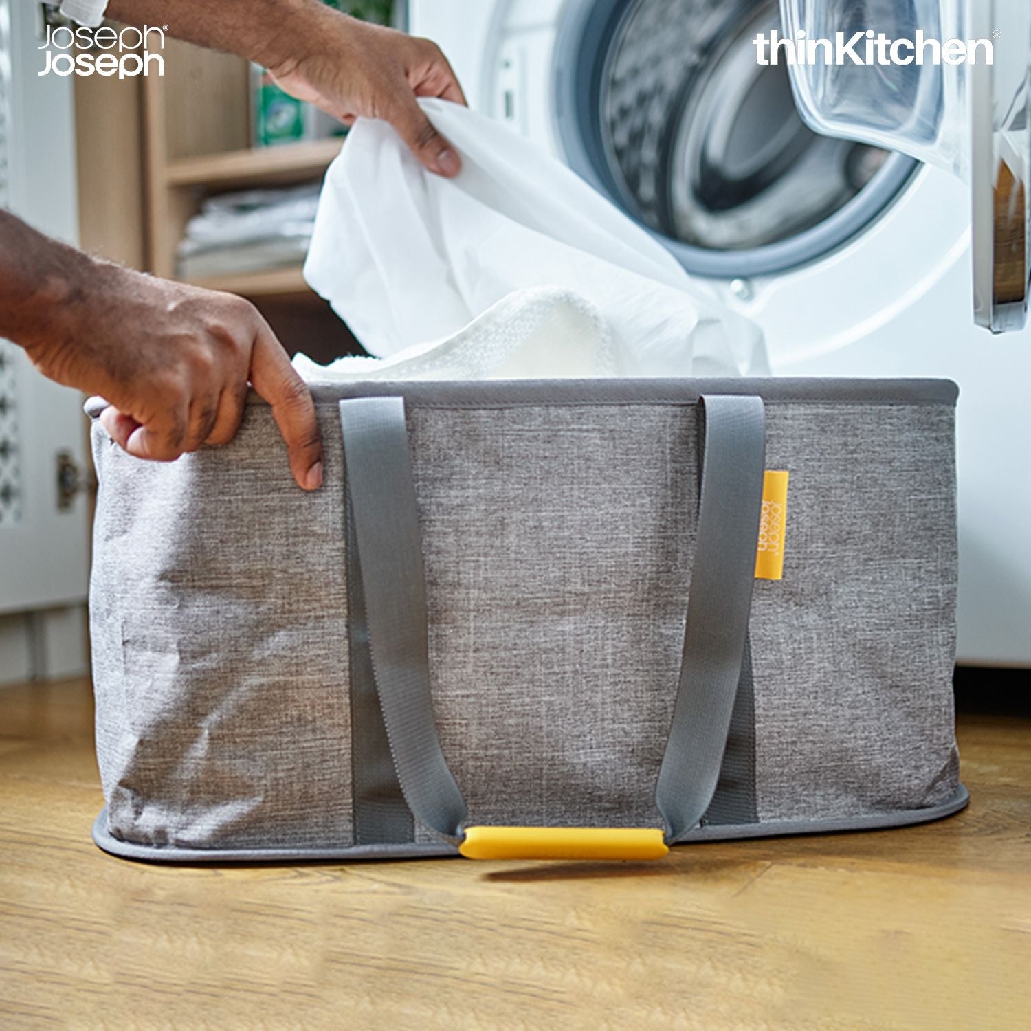 Joseph Joseph Hold-All Collapsible 35L Laundry Basket - 1