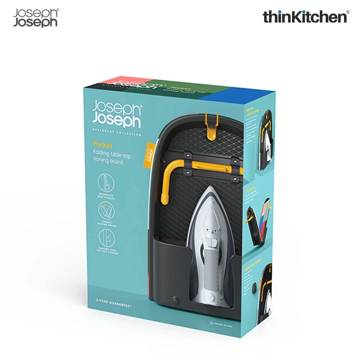 Joseph Joseph Pocket Folding table-top Ironing Board - Designers  Collection - Jonathan Lawes - 10