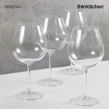 Mikasa Mikasa Glassware Mikasa Julie Set Of Four Red Wine Glasses, 468Ml, Gift Boxed