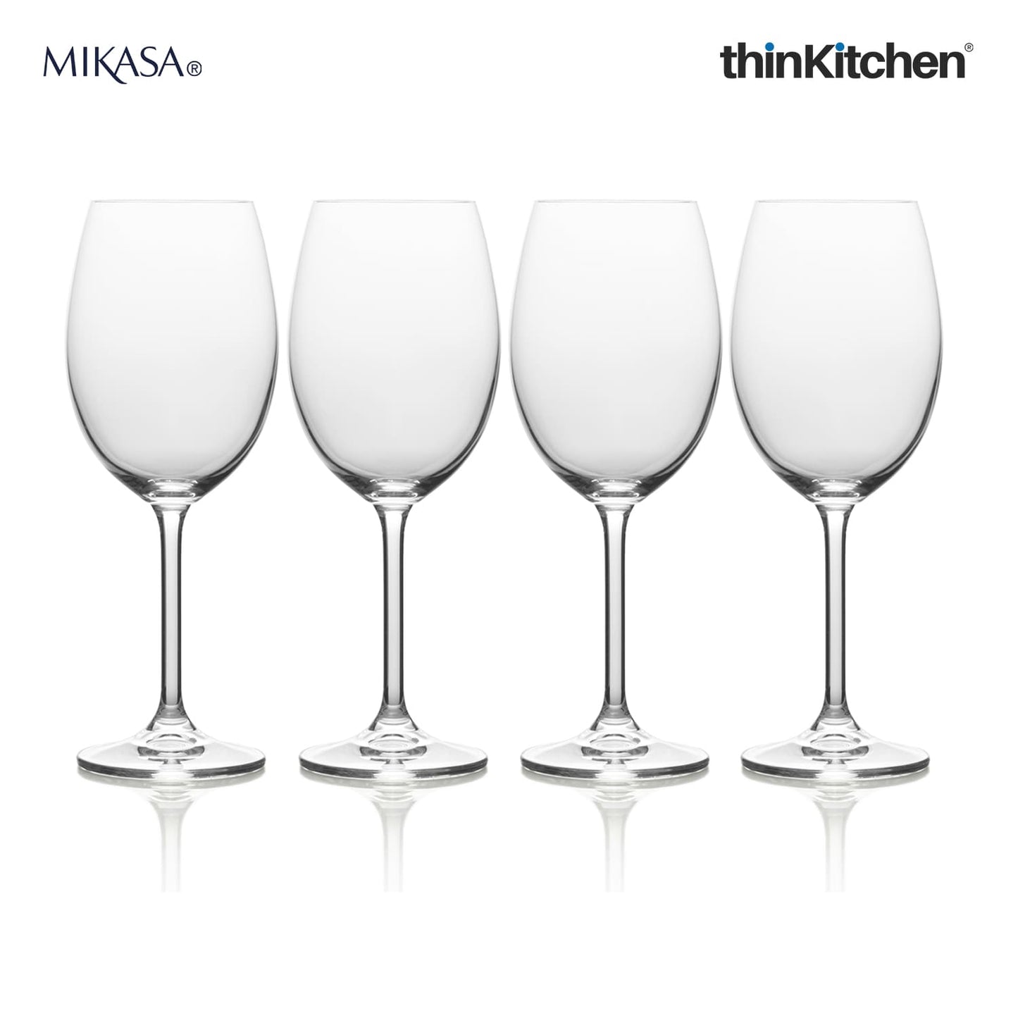 Mikasa Mikasa Glassware Mikasa Julie Set Of Four Red Wine Glasses, 468Ml, Gift Boxed