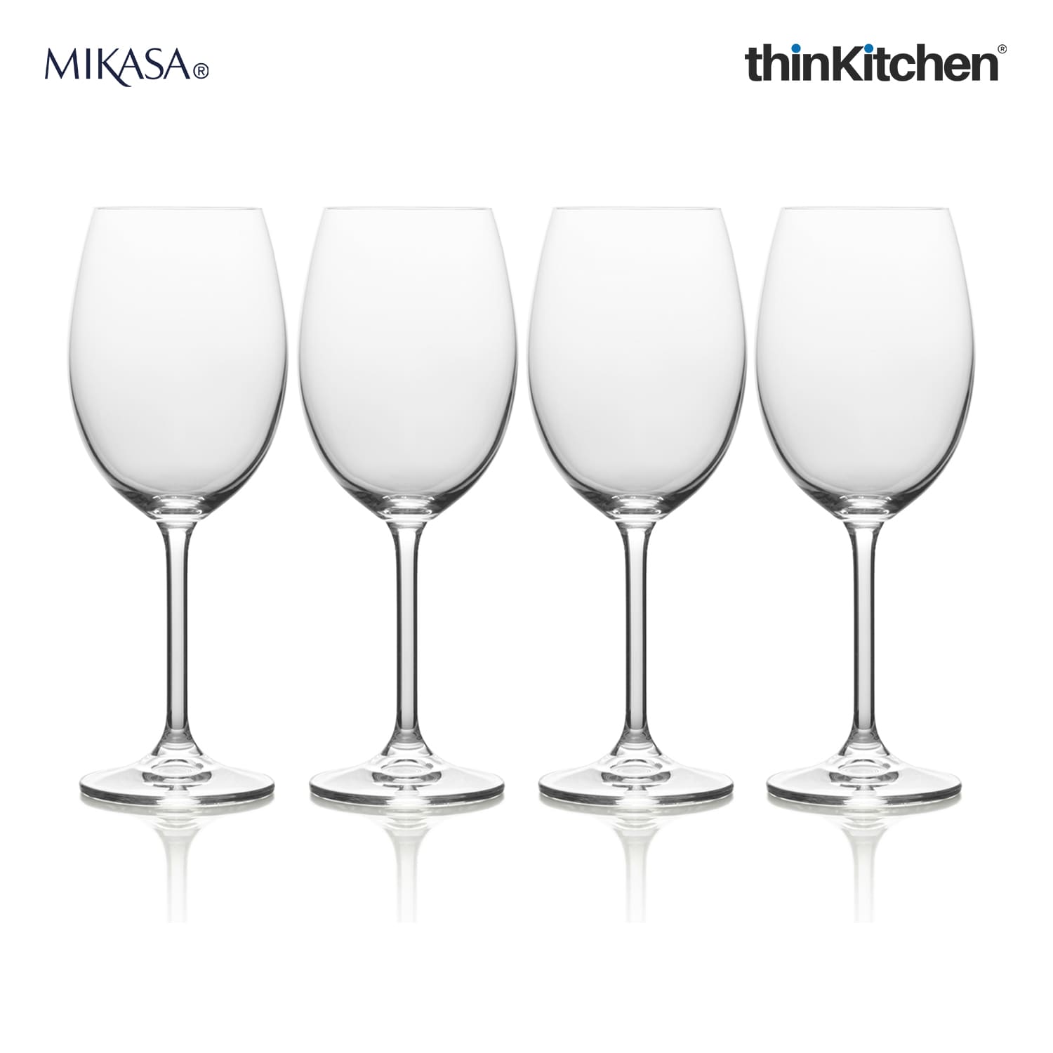 Mikasa Mikasa Glassware Mikasa Julie Set Of Four Red Wine Glasses, 468Ml, Gift Boxed - 4