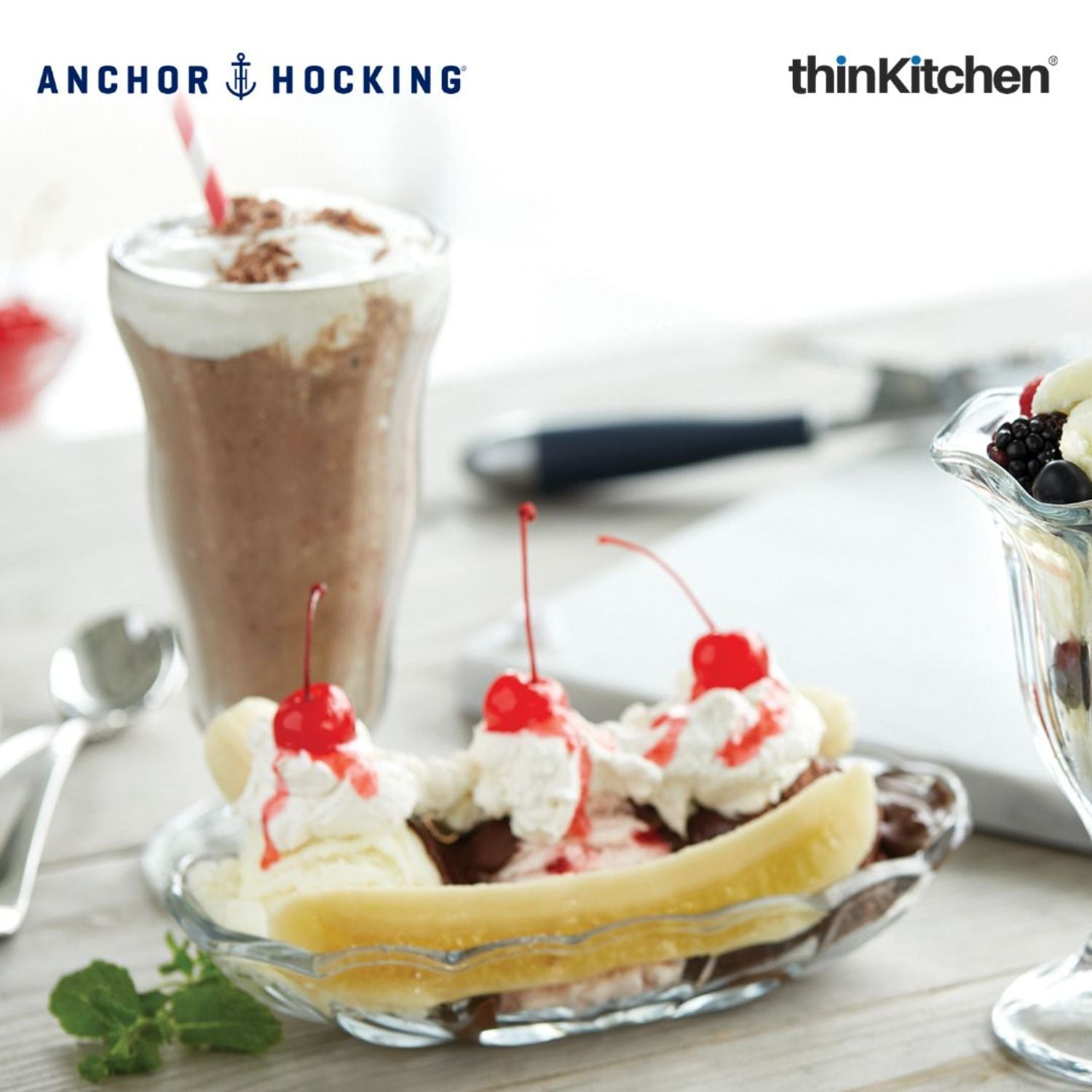Anchor Hocking Banana Split Dessert Glass - 243 ml - 1