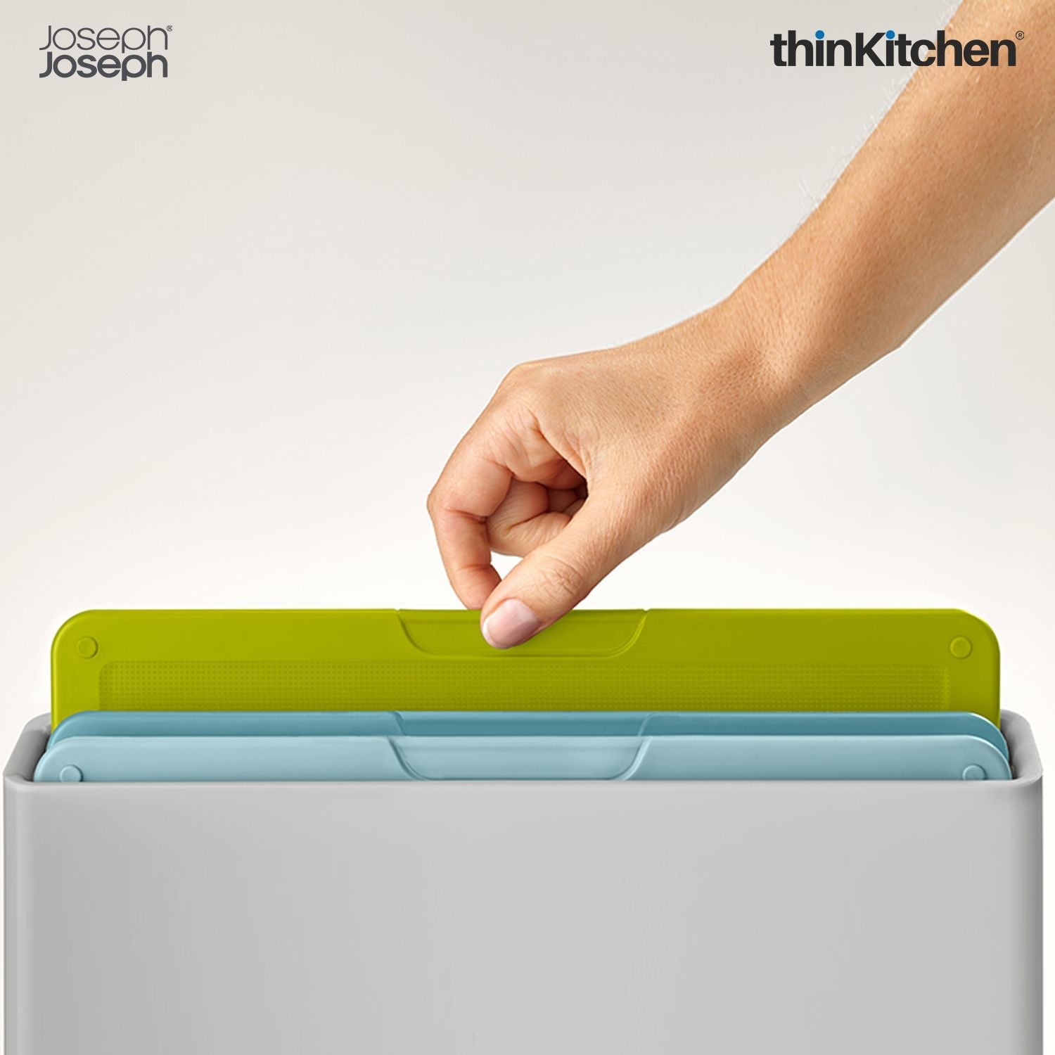 Joseph Joseph Duo 3-Piece Chopping Board Set with Storage Case | Colour-Coded Cutting Board Set for Kitchen – Grey - 6