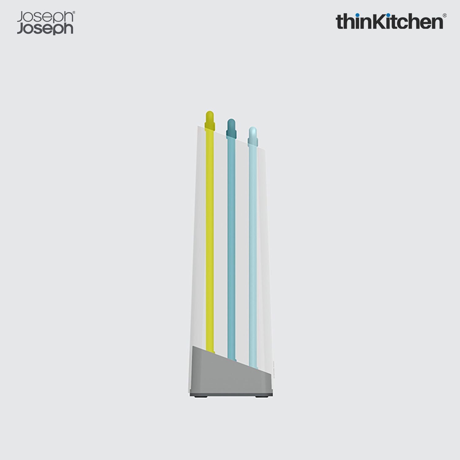 Joseph Joseph Duo 3-Piece Chopping Board Set with Storage Case | Colour-Coded Cutting Board Set for Kitchen – Grey - 7