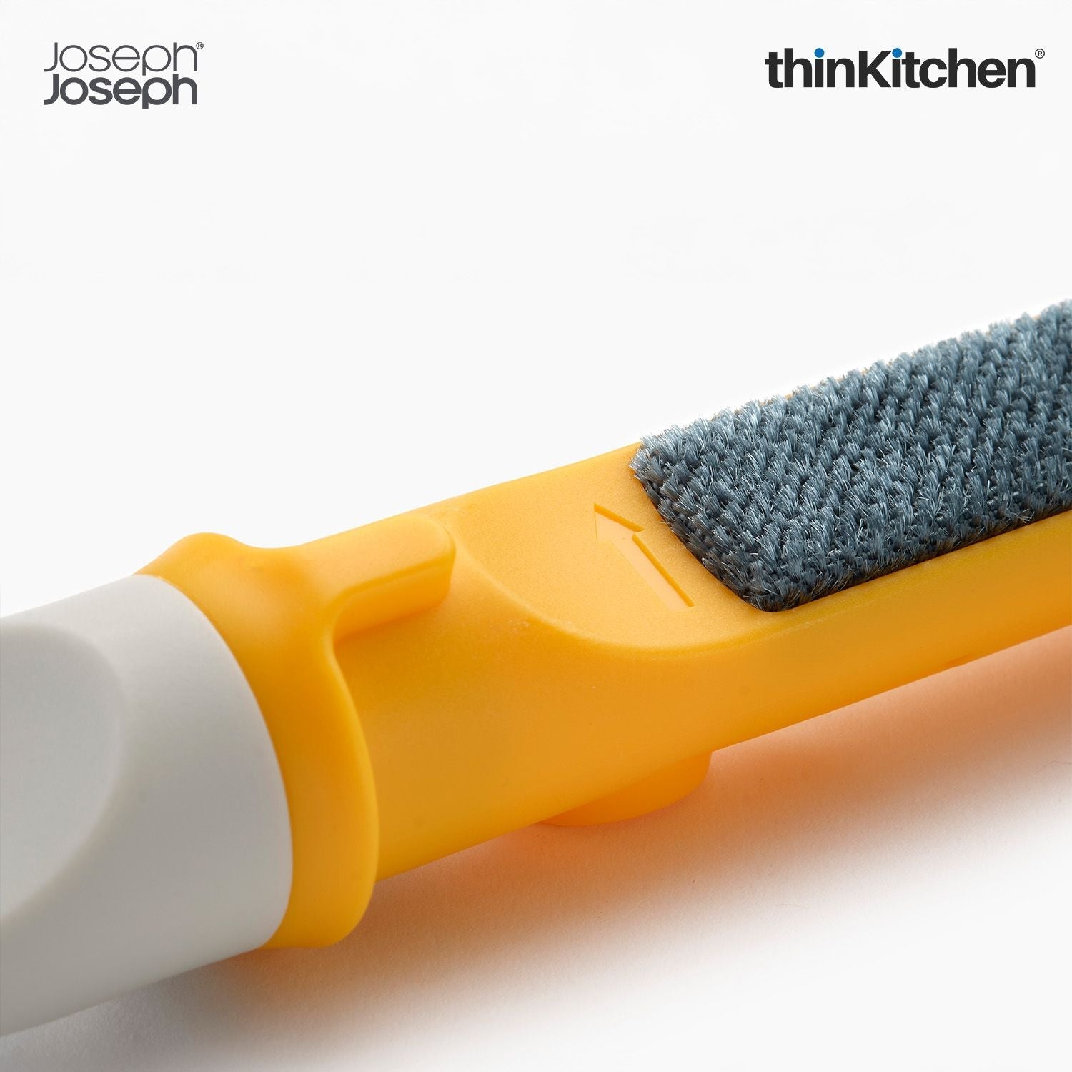 Joseph Joseph CleanTech 3-in-1 Duster with Storage Sheath and Duster Head Cleaning Tool, Light Stone - 6