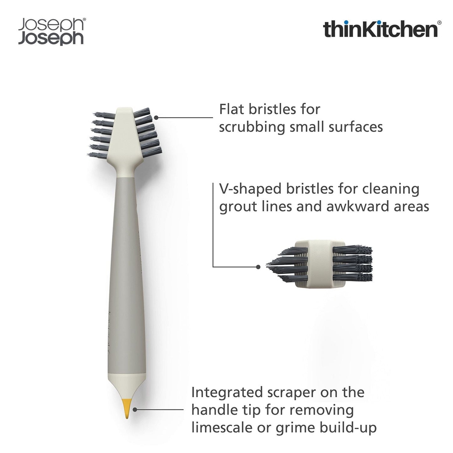 Joseph Joseph CleanTech 3-in-1 detail brush