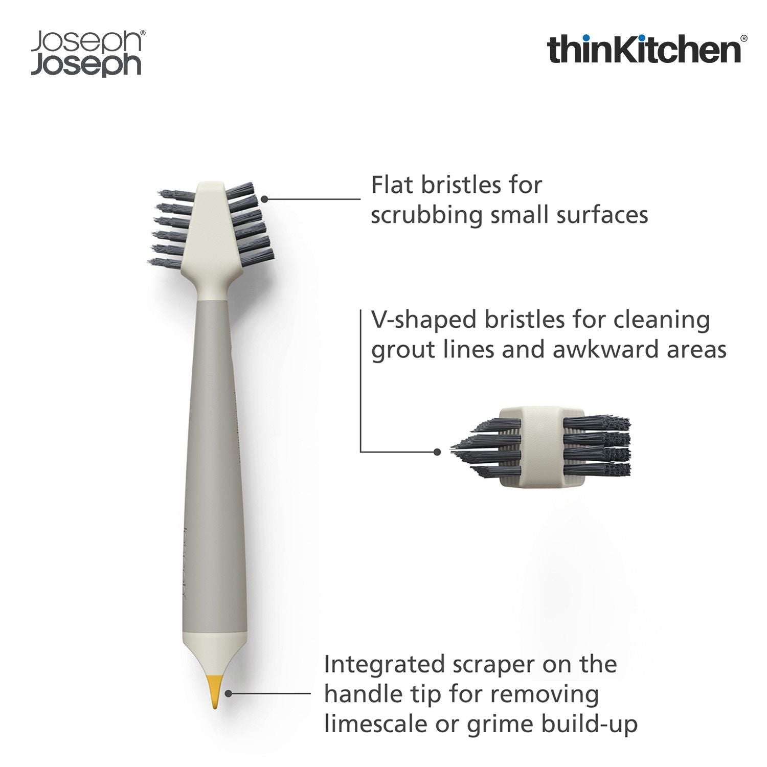 Joseph Joseph CleanTech 3-in-1 detail brush - 10