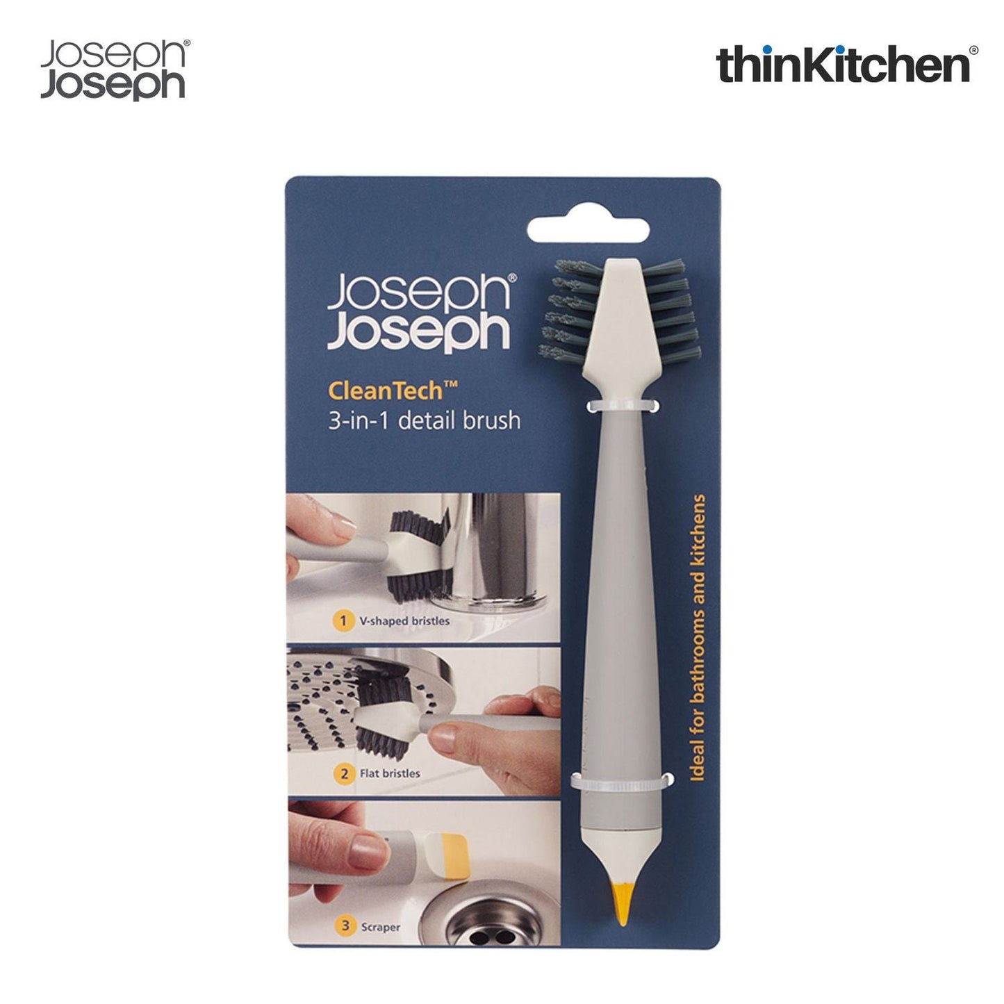 Joseph Joseph CleanTech 3-in-1 detail brush