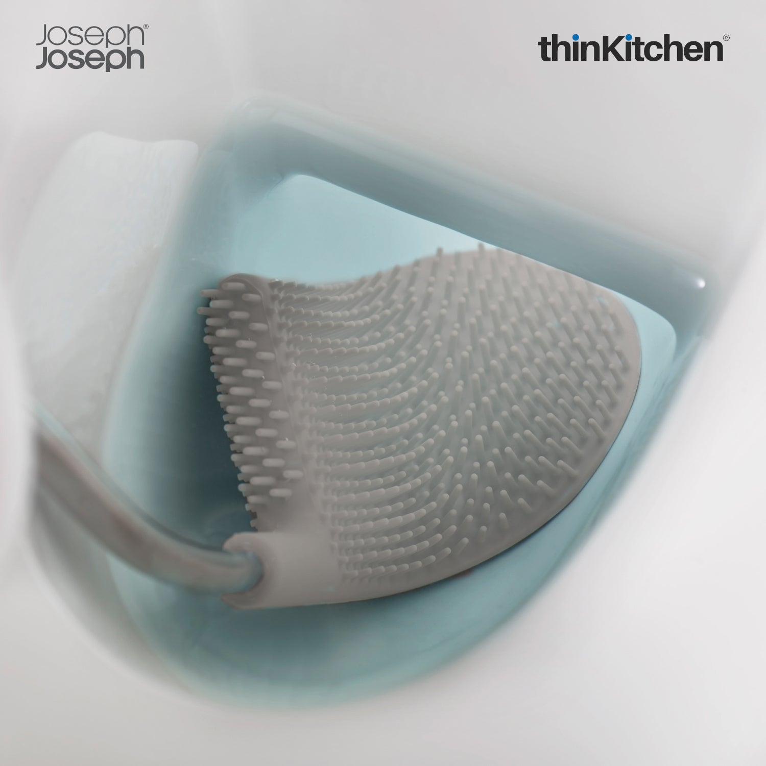 Joseph Joseph Flex™ Steel Toilet Brush with Slimline Stainless Steel Holder – Hygienic, Anti-Clog & Anti-Drip Loo Brush and Holder - 5