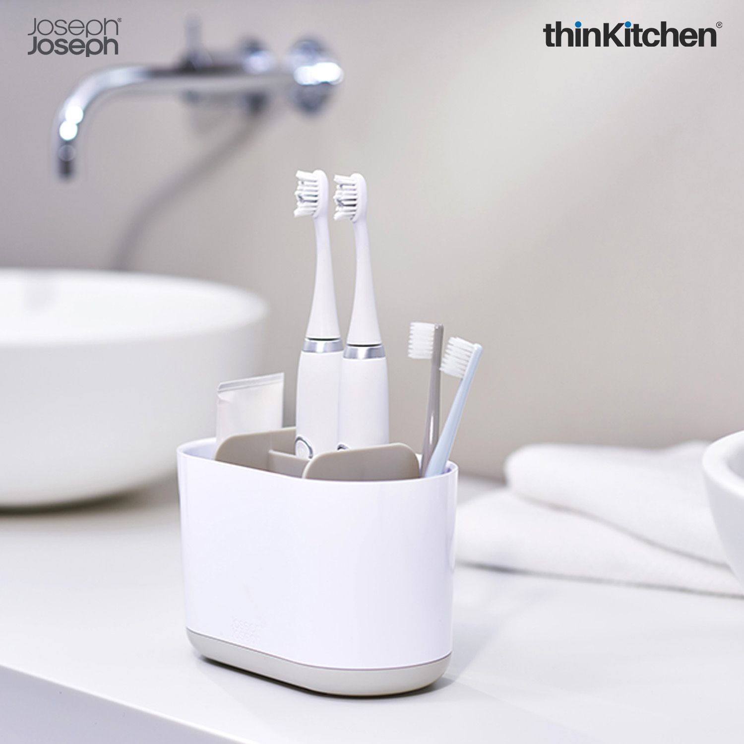 Joseph Joseph Duo Large Toothbrush Caddy - 1